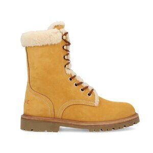 Celine Lace-Up Ankle Boots In Shearling IT 41 Men